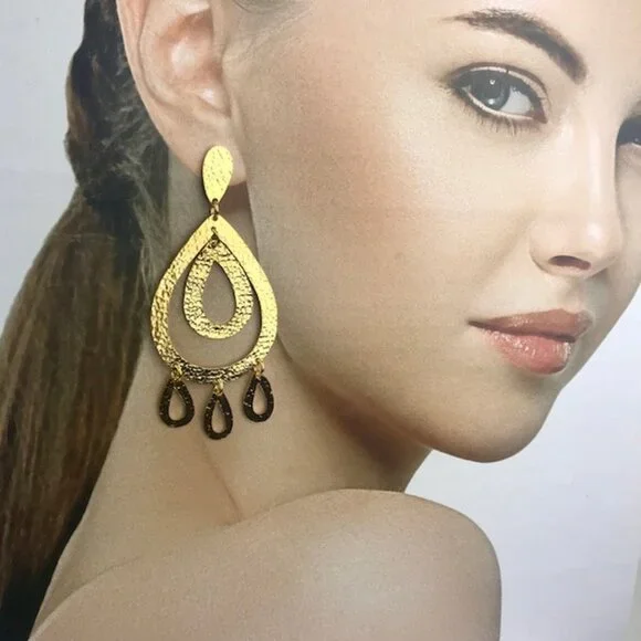 Allie Beads Gold Dipped Multi Dangle - Picture 3 of 3